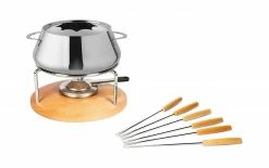 Stöckli Fleischfondue-Set Säntis 9 Teile, Edelstahl - Fondue Set