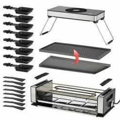 Unold Smokelesse Raclette Air 48785 - Raclette-Grills 7 Unold Smokelesse Raclette Air 48785 - Raclette-Grills -Raclette Verkaufs-Shop 10686453 3 d 1