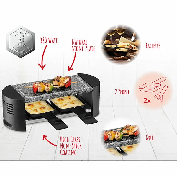 Trisa Raclettino - Raclette-Grills 5 Trisa Raclettino - Raclette-Grills – Bild 3