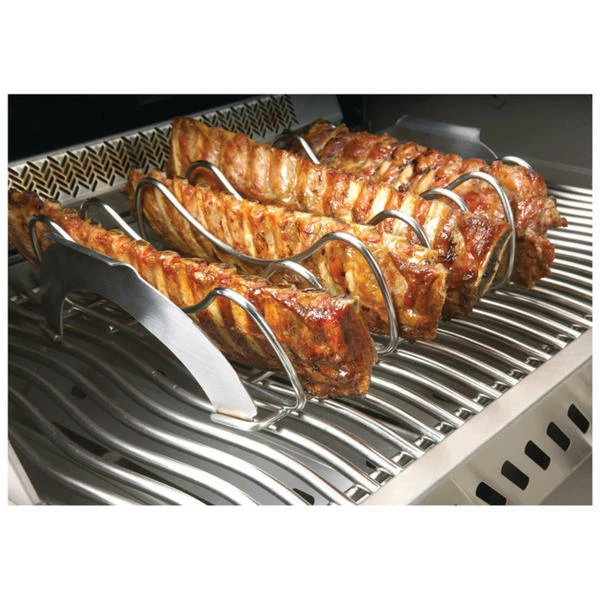 NAPOLEON PRO Spare Rib Halter Edelstahl - Zubehör Raclette Und Fondue 4 NAPOLEON PRO Spare Rib Halter Edelstahl - Zubehör Raclette Und Fondue – Bild 2