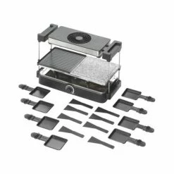 Trebs Racletteofen Mit Dunstabzug Und Steinplatte 5-in-1 - Raclette-Grills -Raclette Verkaufs-Shop 10739068 3 d 1