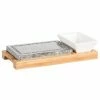 Maeser Grillstein-Set Inkl. Servierschale Und Bambus Holzplatte - Zubehör Raclette Und Fondue -Raclette Verkaufs-Shop 10741029 1 d 1