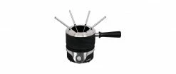 Rotel Fleischfondue-Set U1852CH 6 Teile, Schwarz - Fondue Set