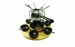Rotel Fleischfondue-Set F0502 14 Teile, Schwarz - Fondue Set