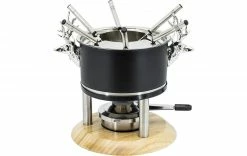 Kadastar Fleischfondue-Set Deer Deluxe 9 Teile, Schwarz - Fondue Set -Raclette Verkaufs-Shop 1265638 3 5