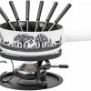 Kadastar Käsefondue-Set Bergchilbi E22 9 Teile, Schwarz/Weiss - Fondue Set -Raclette Verkaufs-Shop 1433208 1 7