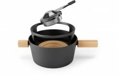 Stöckli Käsefondue-Set Titlis Big 9 Teile, Schwarz - Fondue Set -Raclette Verkaufs-Shop 1474861 2 5