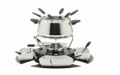Nouvel Fleischfondue-Set Bianca 18 Teile, Silber - Raclette, Fondue Und Tischgrill