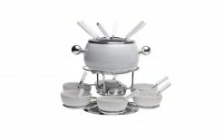 Nouvel Fleischfondue-Set Sara 27 Teile, Weiss - Raclette, Fondue Und Tischgrill