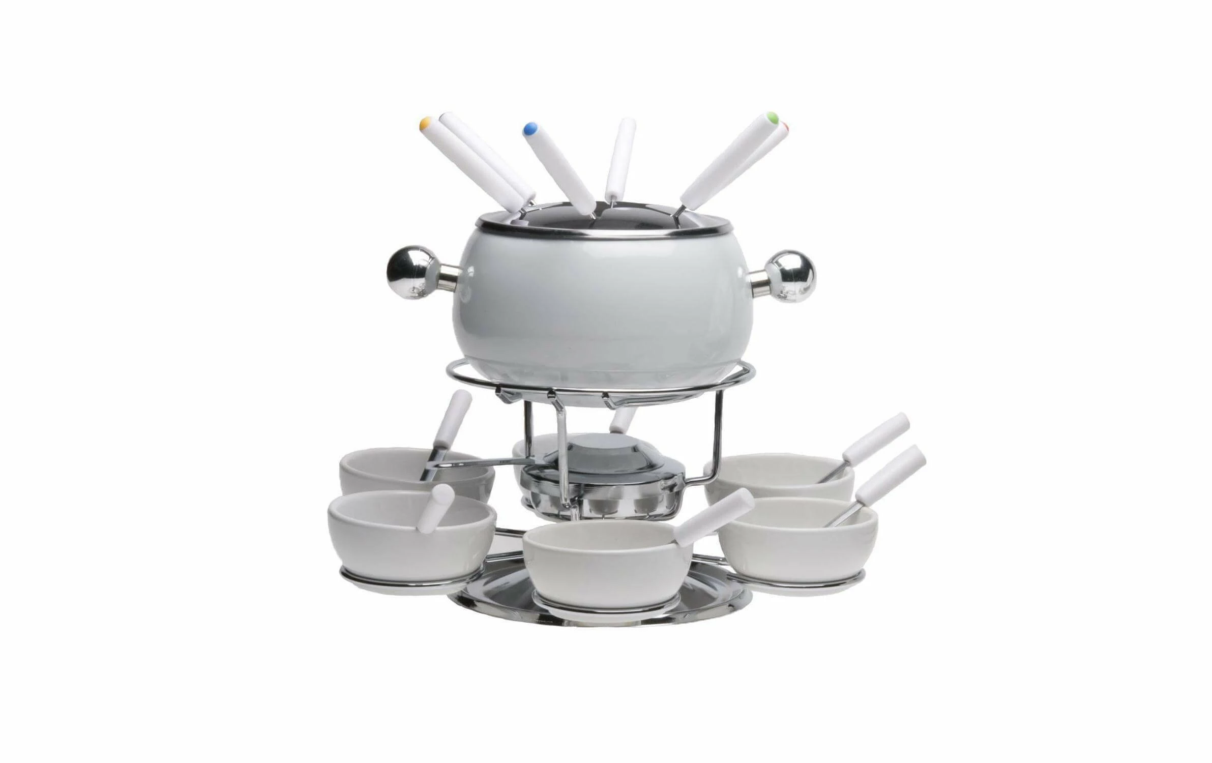 Nouvel Fleischfondue-Set Sara 27 Teile, Weiss - Raclette, Fondue Und Tischgrill 3 Nouvel Fleischfondue-Set Sara 27 Teile, Weiss - Raclette, Fondue Und Tischgrill