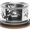 Nouvel Fondue-Rechaud Edelweiss Mit Akazienholz, Silber - Raclette, Fondue Und Tischgrill -Raclette Verkaufs-Shop 268039 1 7