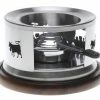 Nouvel Fondue-Rechaud Kuh Mit Akazienholz, Silber - Raclette, Fondue Und Tischgrill -Raclette Verkaufs-Shop 268040 1 7