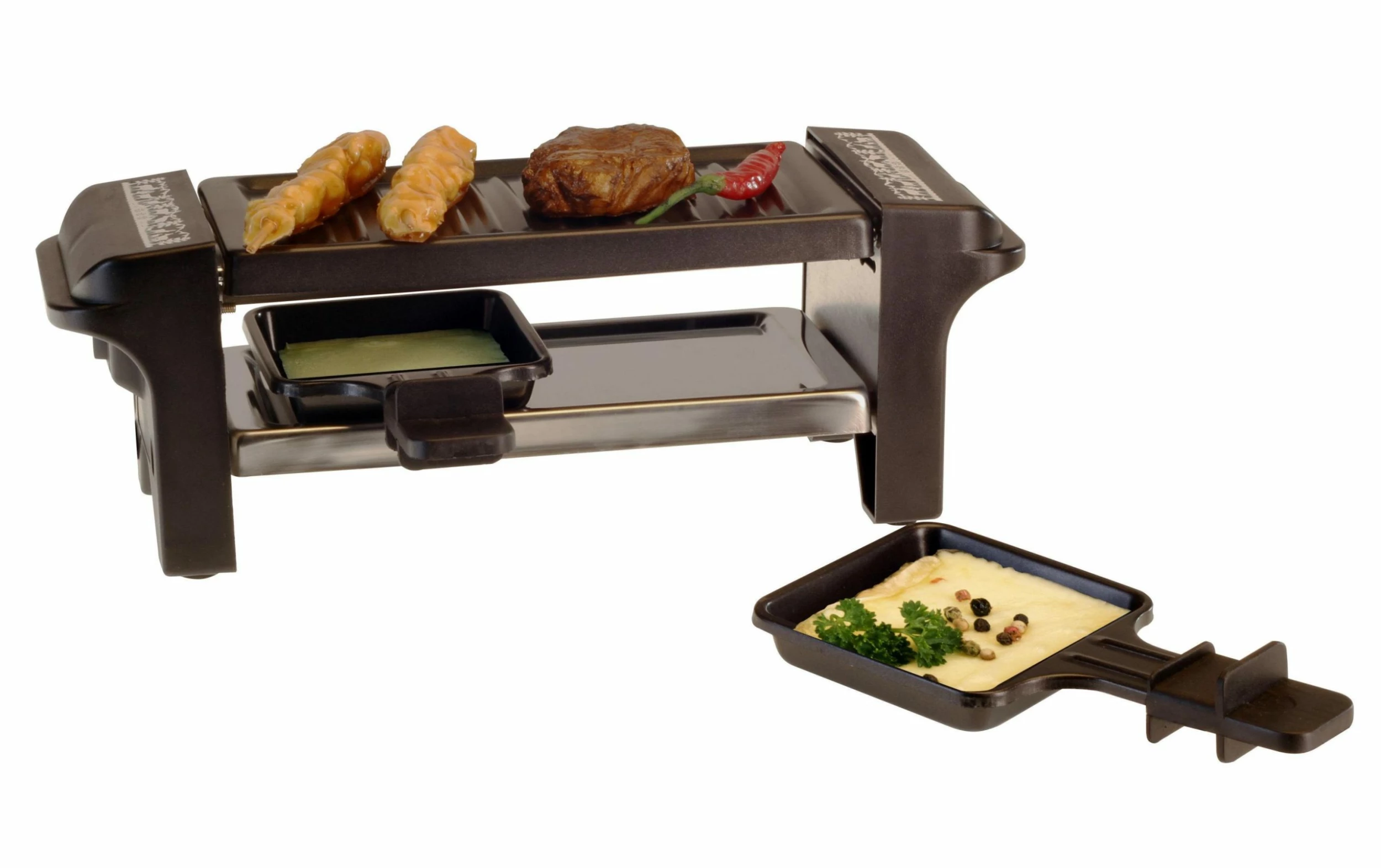 Nouvel Racletteofen Scherenschnitt Schwarz 2 Personen - Raclette-Grills 4 Nouvel Racletteofen Scherenschnitt Schwarz 2 Personen - Raclette-Grills – Bild 2