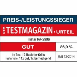 Tristar RA-2996 - Raclette-Grills -Raclette Verkaufs-Shop 346754 3 d
