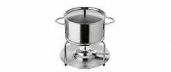Stöckli Fleischfondue-Set Aragon Inox 3 Teile, Silber - Fondue Set