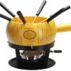 Nouvel Käsefondue-Set Parmino 9 Teile, Gelb - Fondue Set -Raclette Verkaufs-Shop 932907 1 7