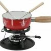 Nouvel Käsefondue-Set Hirsch-Paar 5 Teile, Rot/Weiss - Fondue Set -Raclette Verkaufs-Shop 932910 1 7