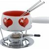 Kadastar Käsefondue-Set Small Swiss Love 5 Teile, Rot/Weiss - Fondue Set -Raclette Verkaufs-Shop 942553 1 7